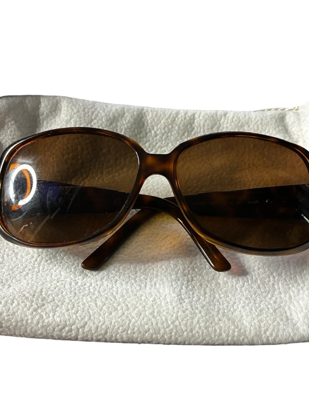 Gucii Women’s Oversized Brown Sunglasses